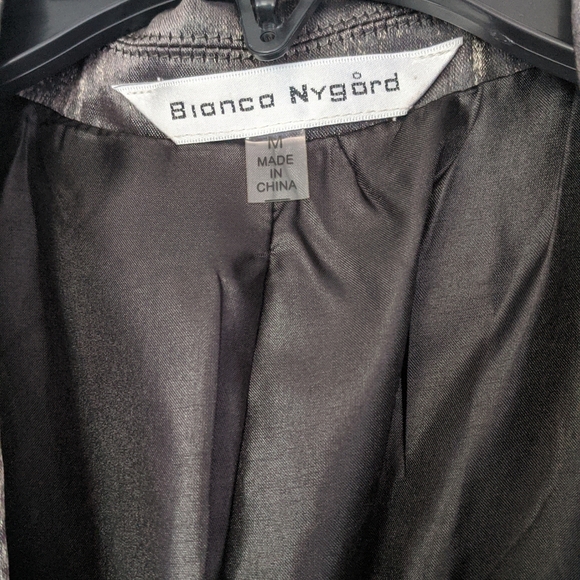 Gunmetal women blazer Bianca Nygard, size M, new - Picture 5 of 8